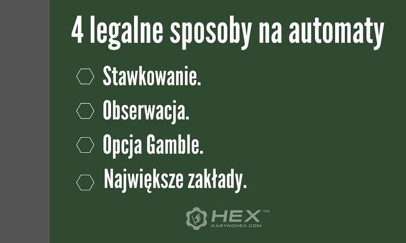 4 sposoby na automaty online