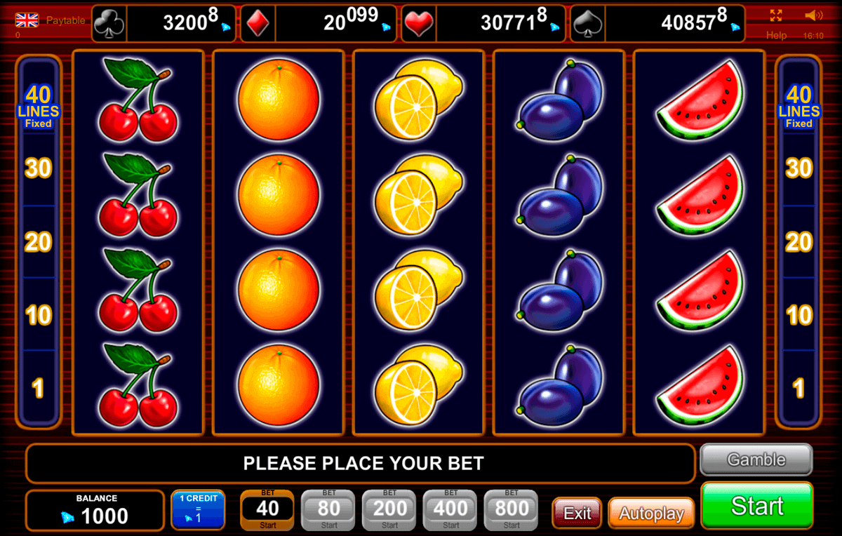 40 super hot egt automat online 