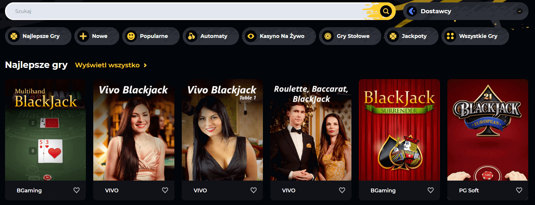 boomerang casino gry hazardowe screenshot