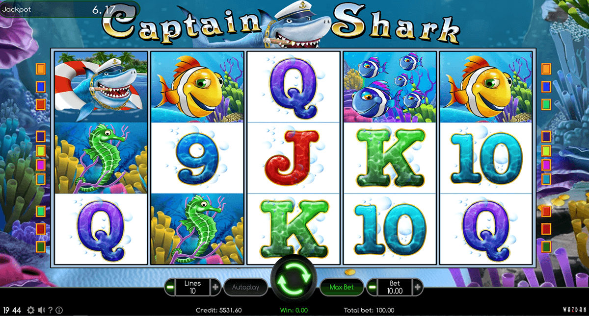 captain shark wazdan 
