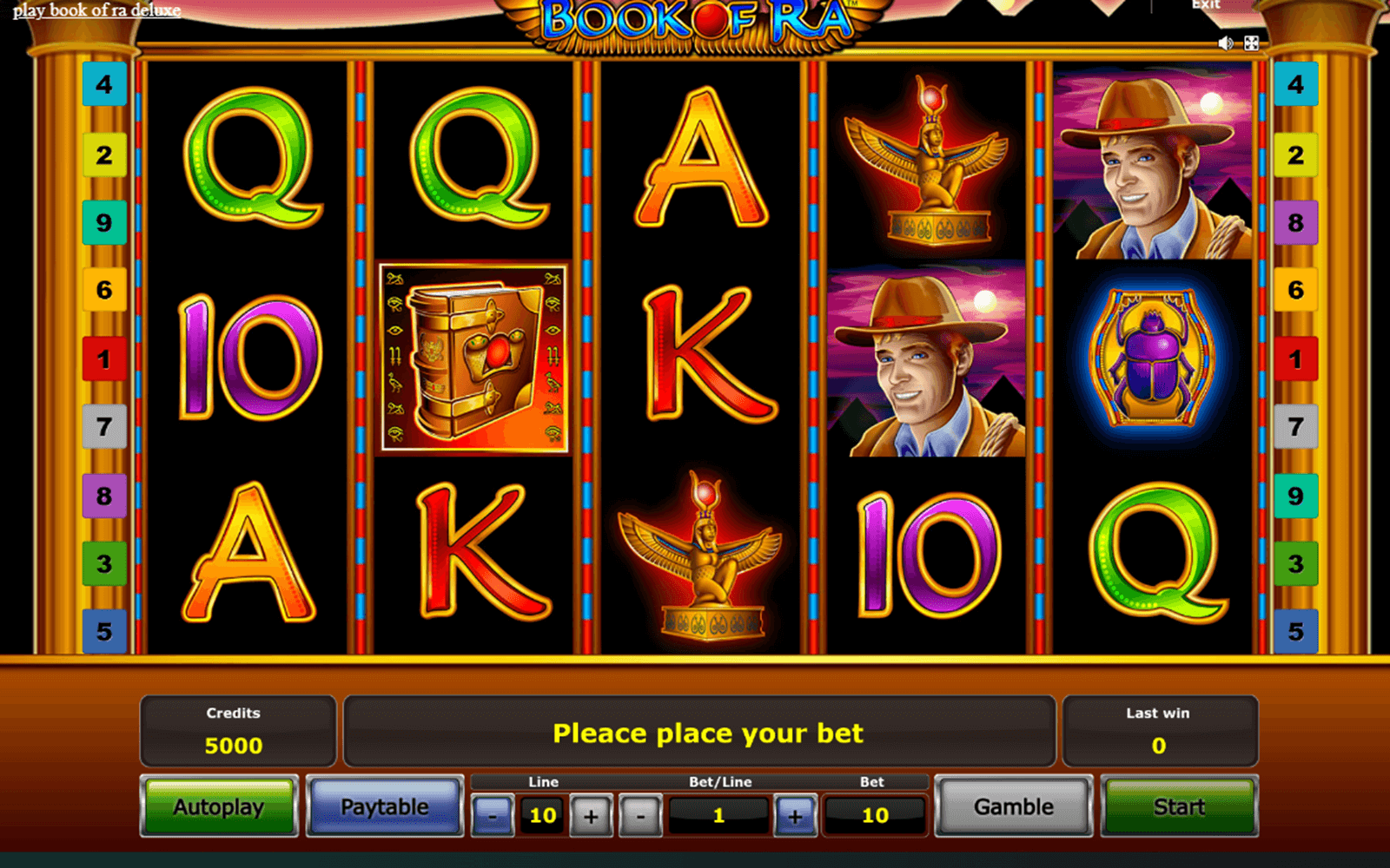 Book of Ra screenshot
