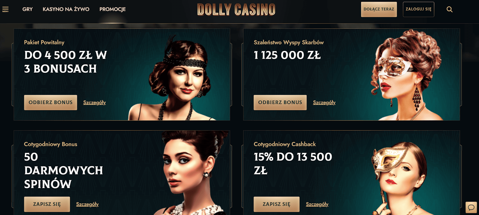 Dolly Casino Kod Promocyjny i Bonus Powitalny