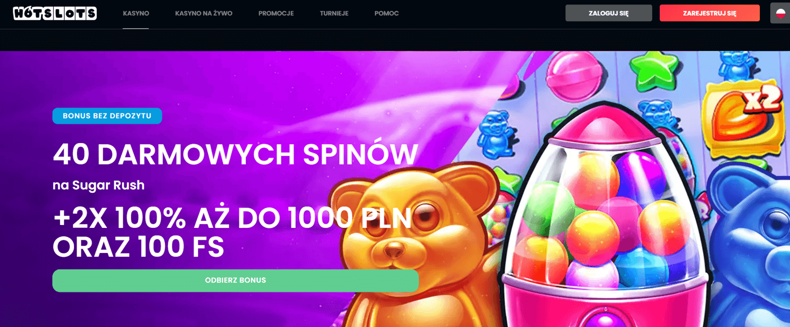 HotSlots Bonus bez deposytu screenshot