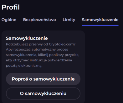 Jak usunąć konto w kasynie CryptoLeo