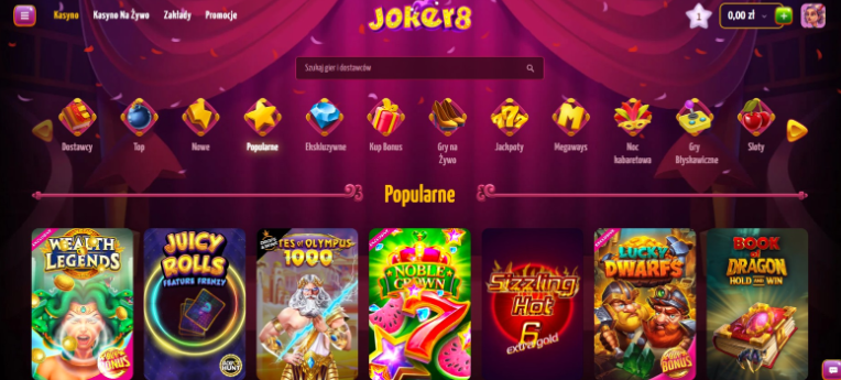 Joker8 gry
