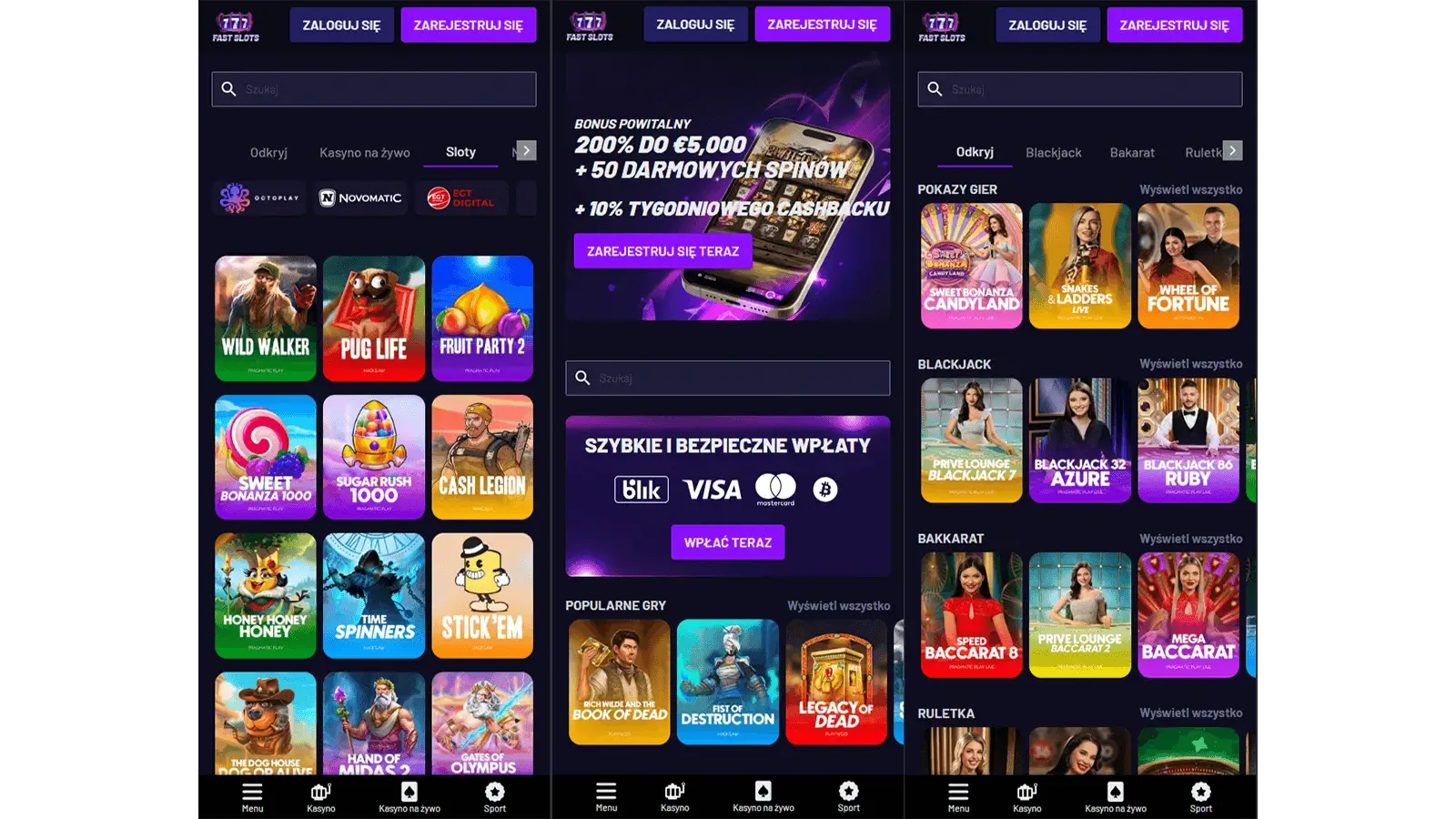 Kompatybilnosc Mobilna Fast Slots