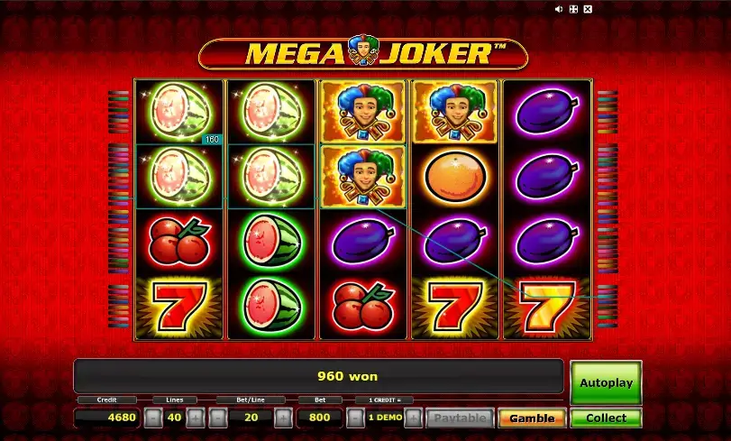 Mega Joker od producenta Novomatic