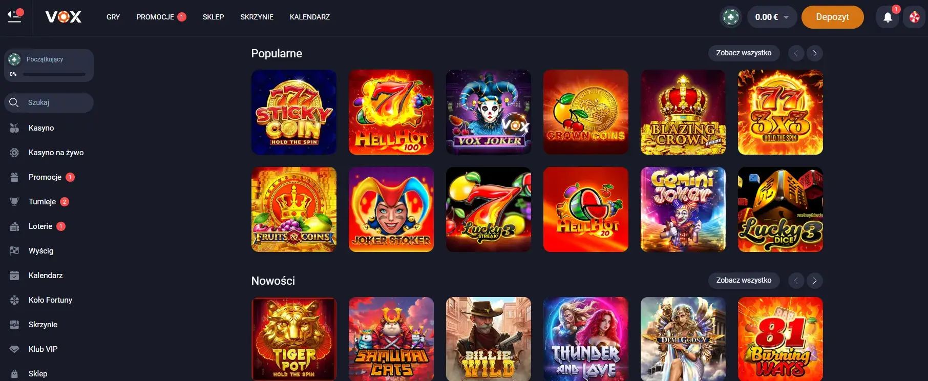 Vox Casino Online