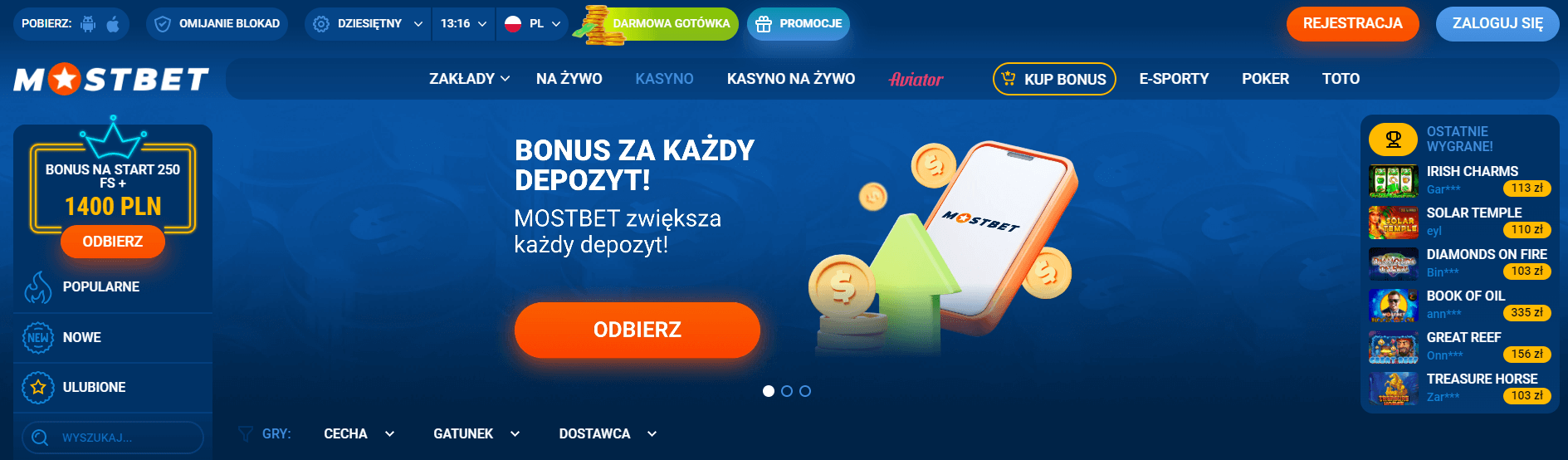 Mostbet Casino