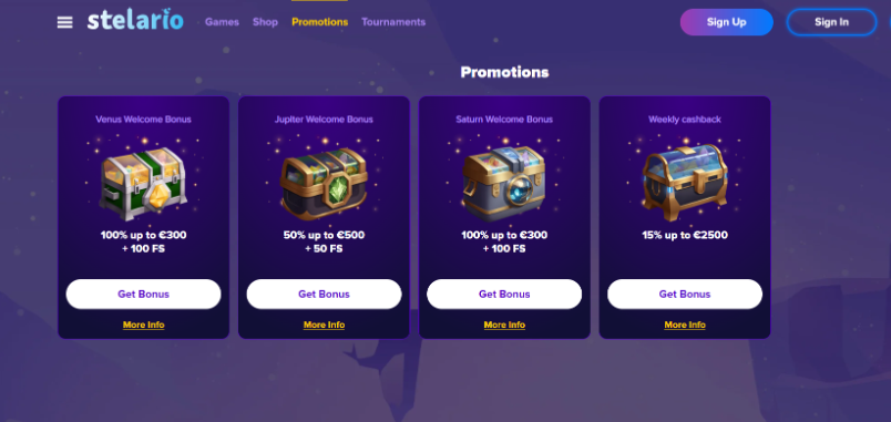 stelario bonus