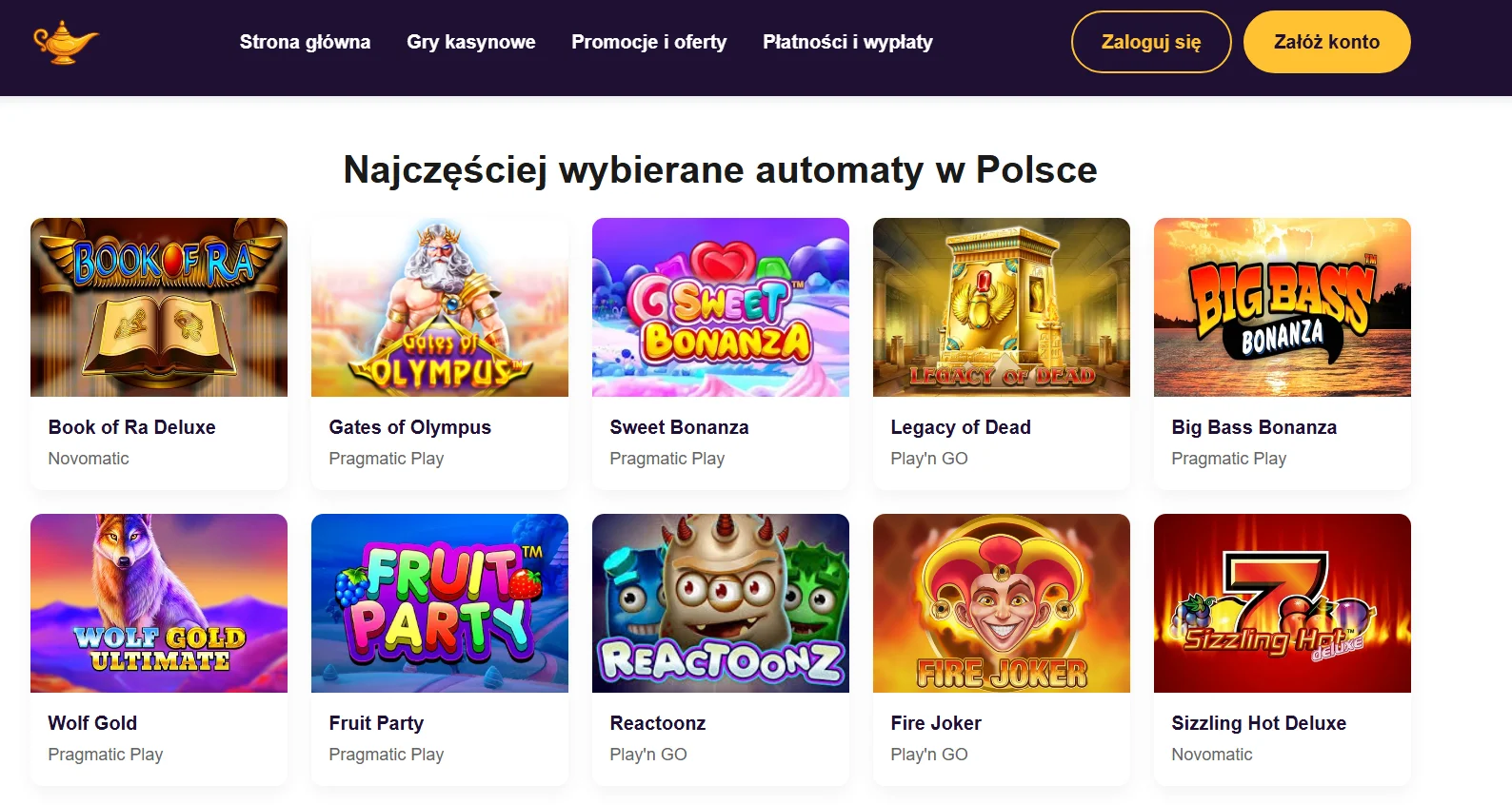 WishWin Casino Games