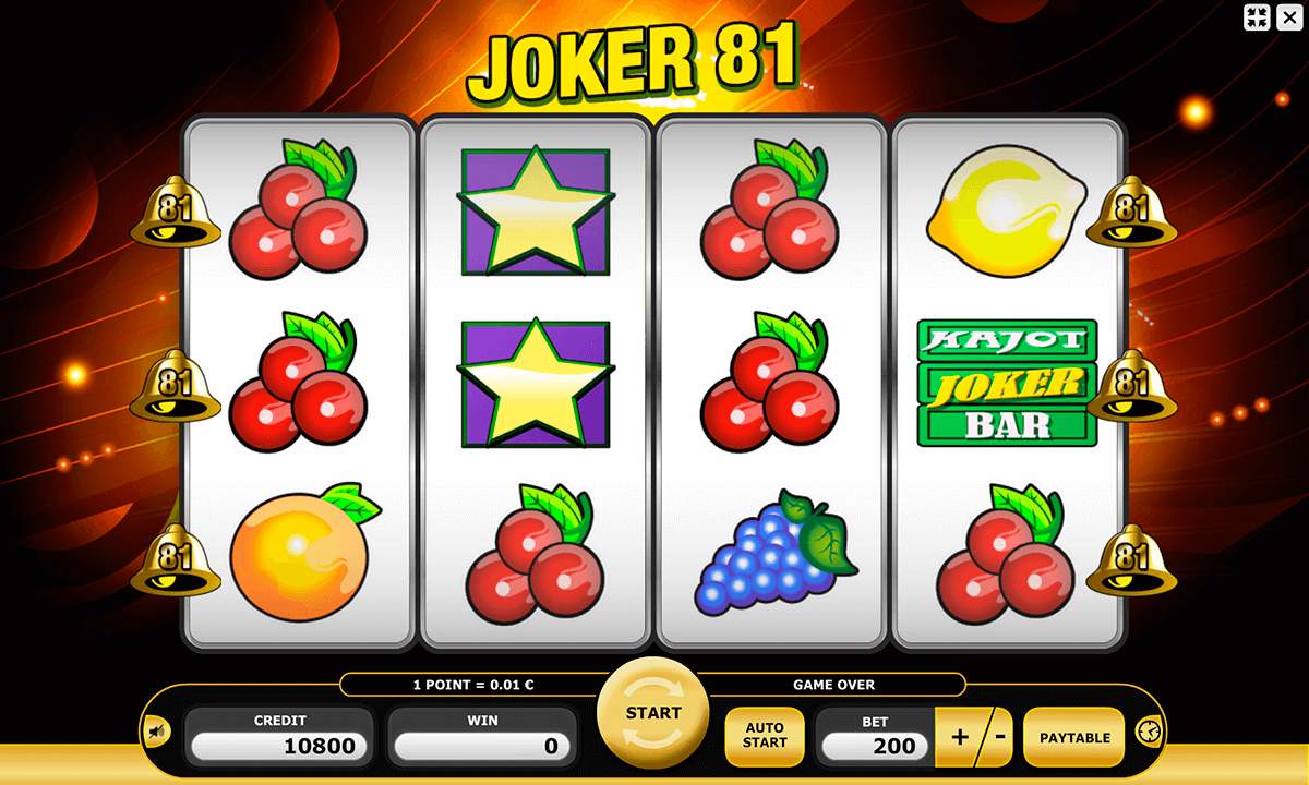 joker 81 kajot automat online 