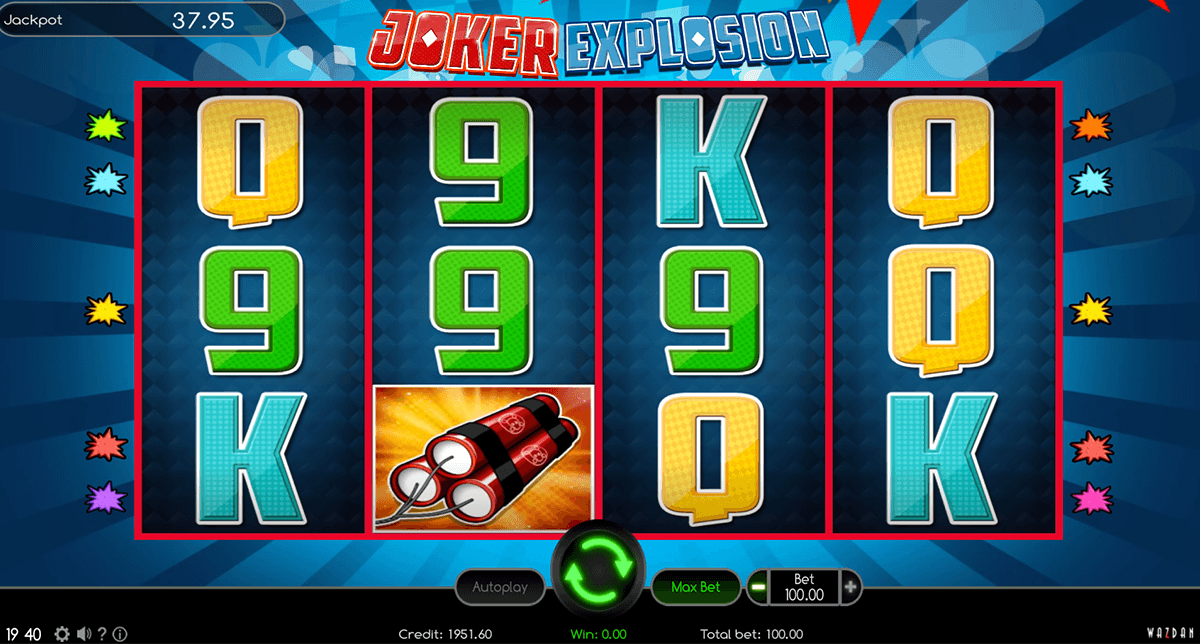 joker explosion wazdan automat online 