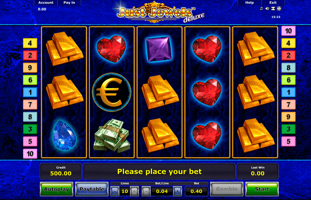just jewels deluxe novomatic automat online 