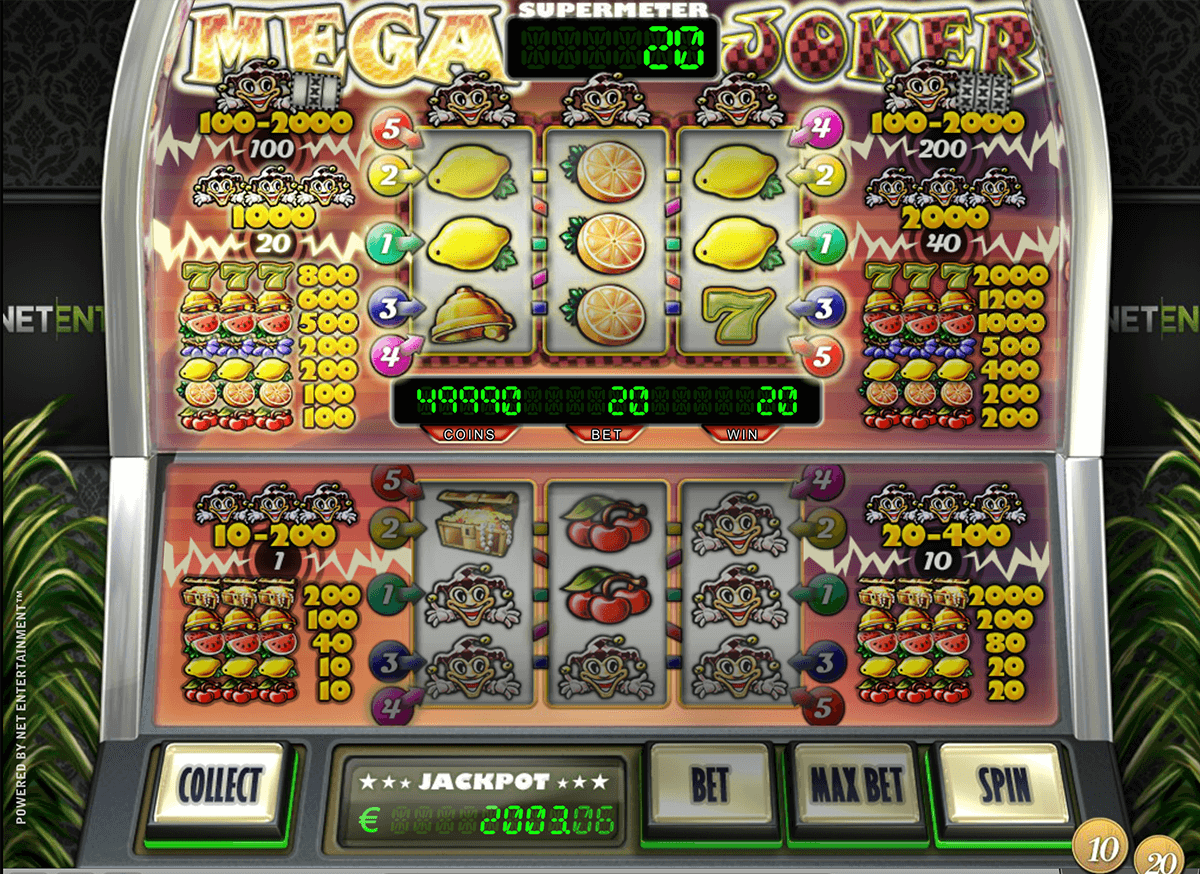 mega joker netent automat online 