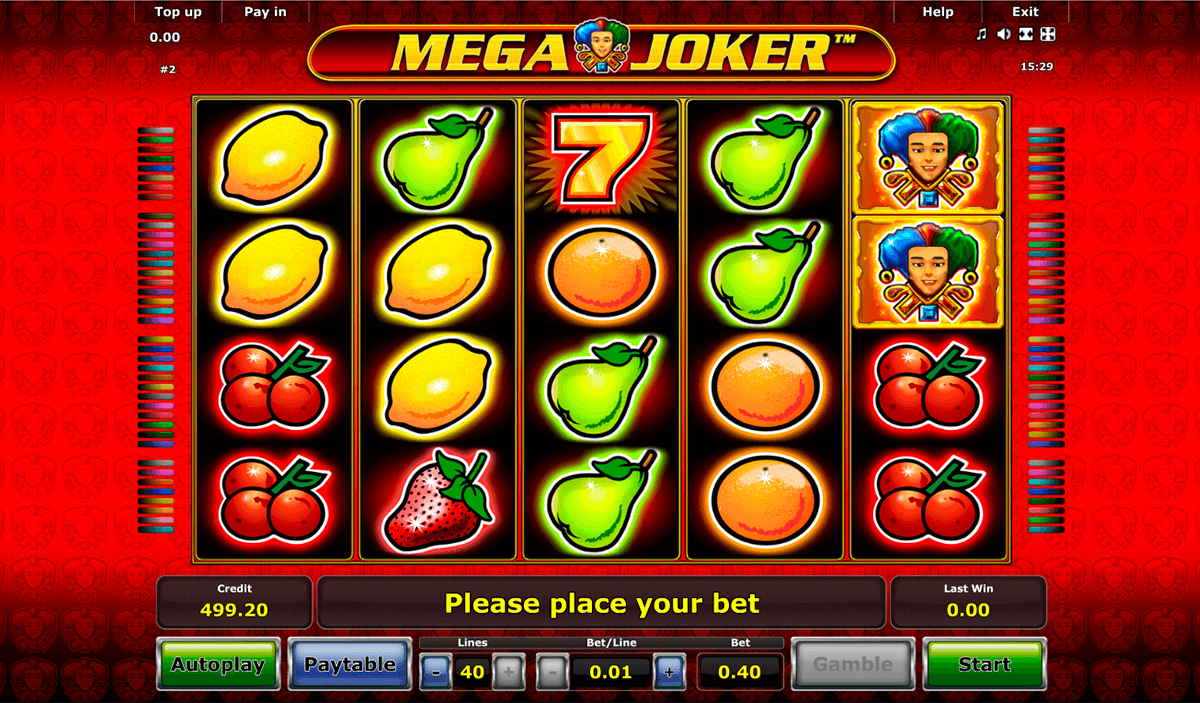 mega joker novomatic automat online 