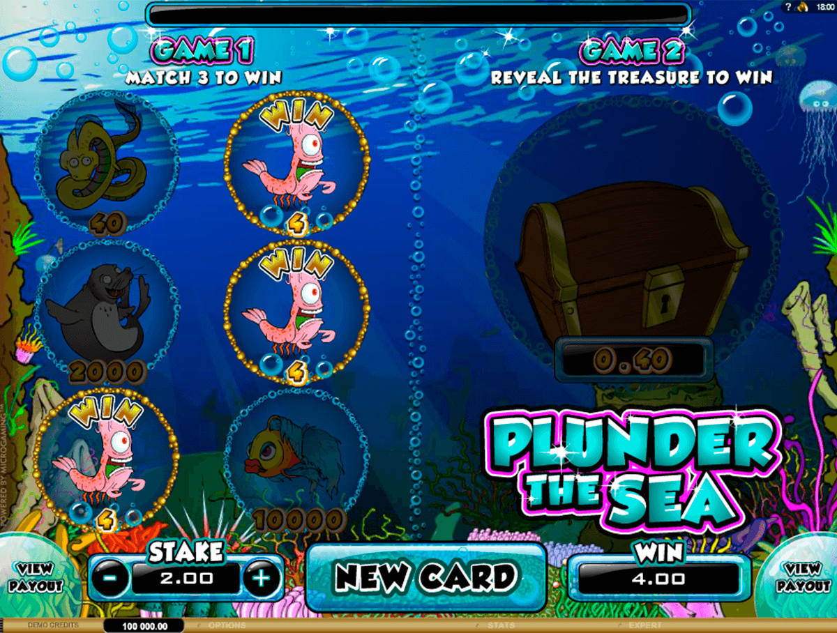 plunder the sea microgaming 