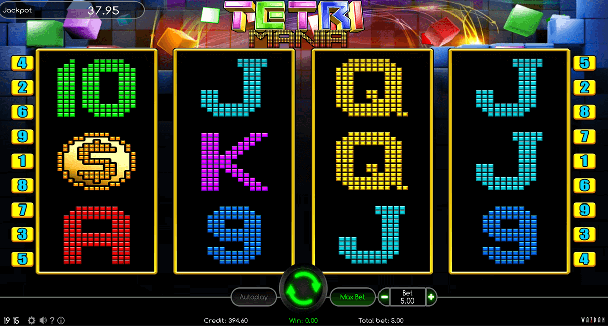 tetri mania wazdan automat online 