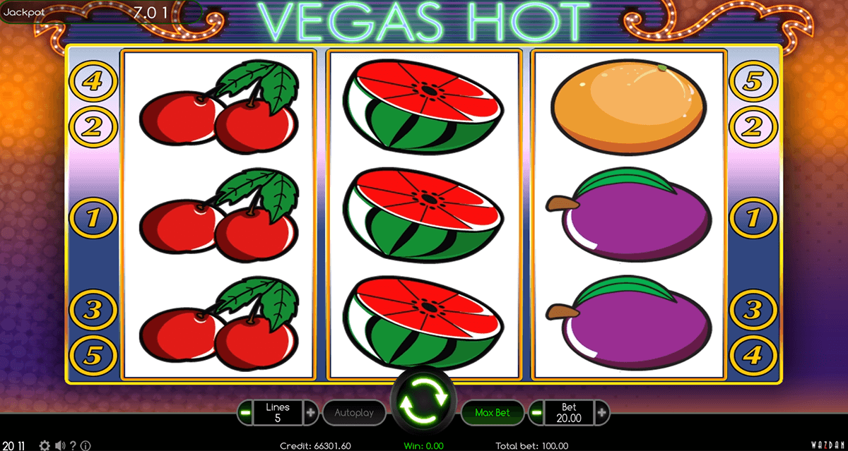 vegas hot wazdan automat online 