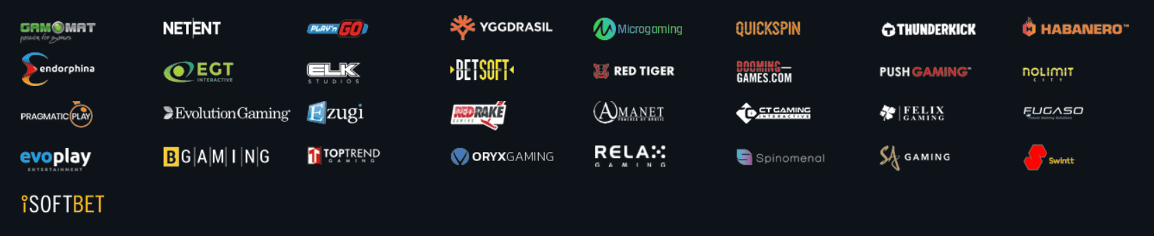 vulkan vegas casino dostawcy oprogramowania screenshot