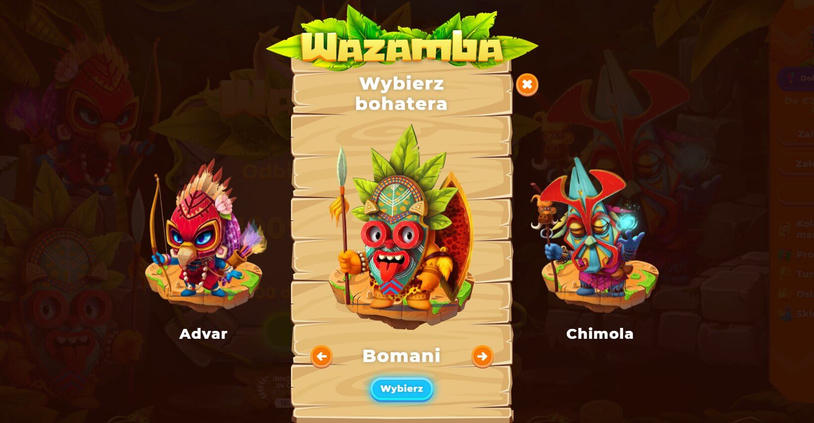 wazamba casino rejestracja screenshot
